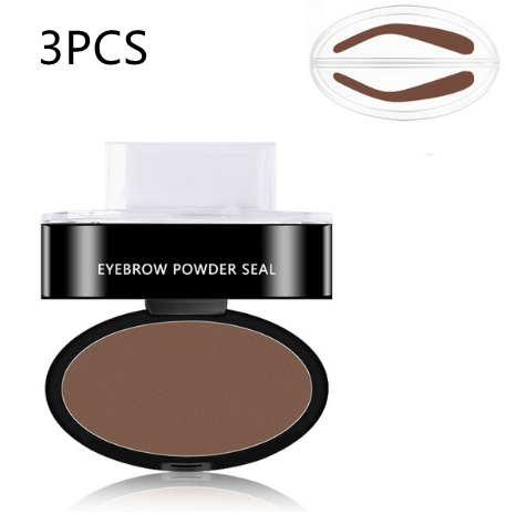 Eyebrow Powder Stamp Tint Stencil Kit Cosmetics Professional Makeup Waterproof Eye Brow Stamp Lift Eyebrow Enhancers Stencil Kit