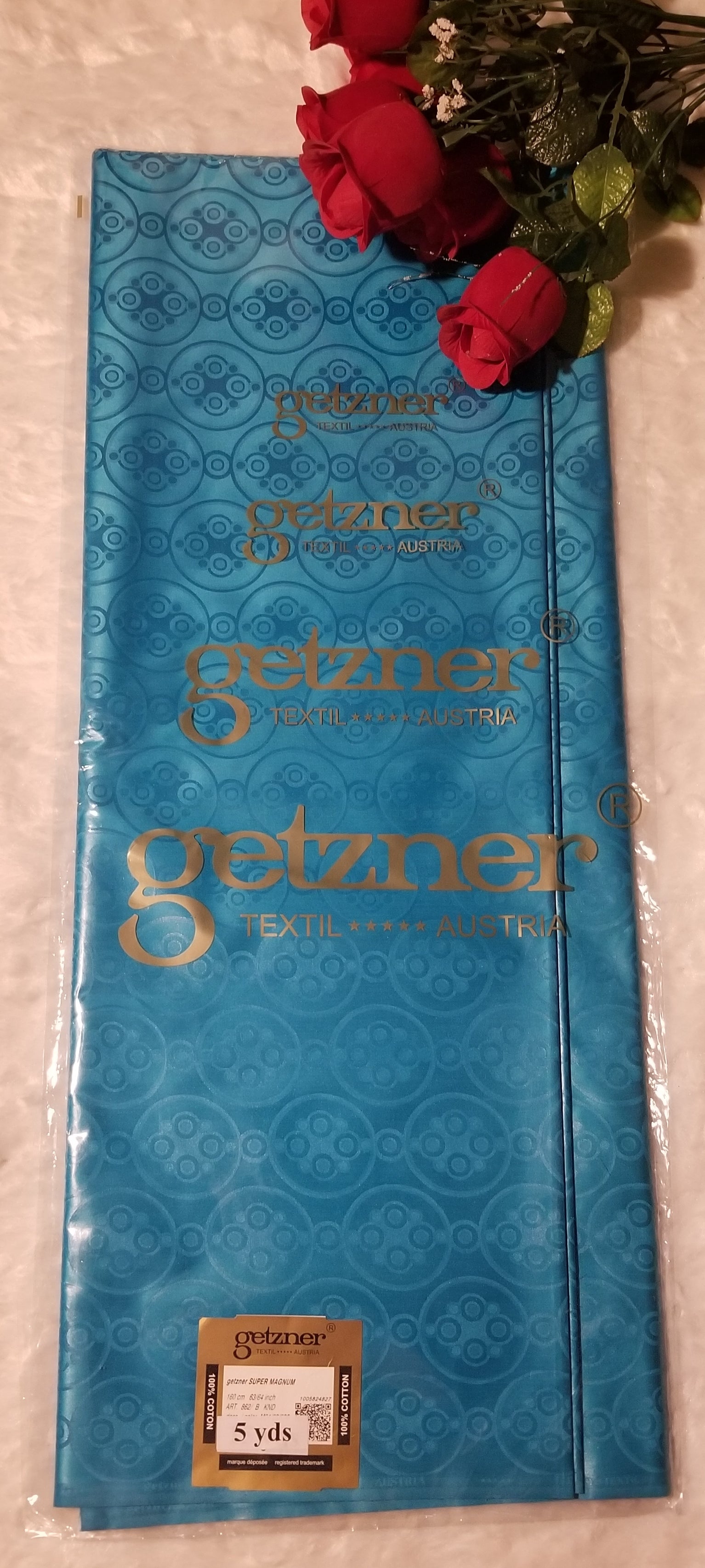 Super Magnum XL 100% Authentic Austrian Getzner Bazin Fabric