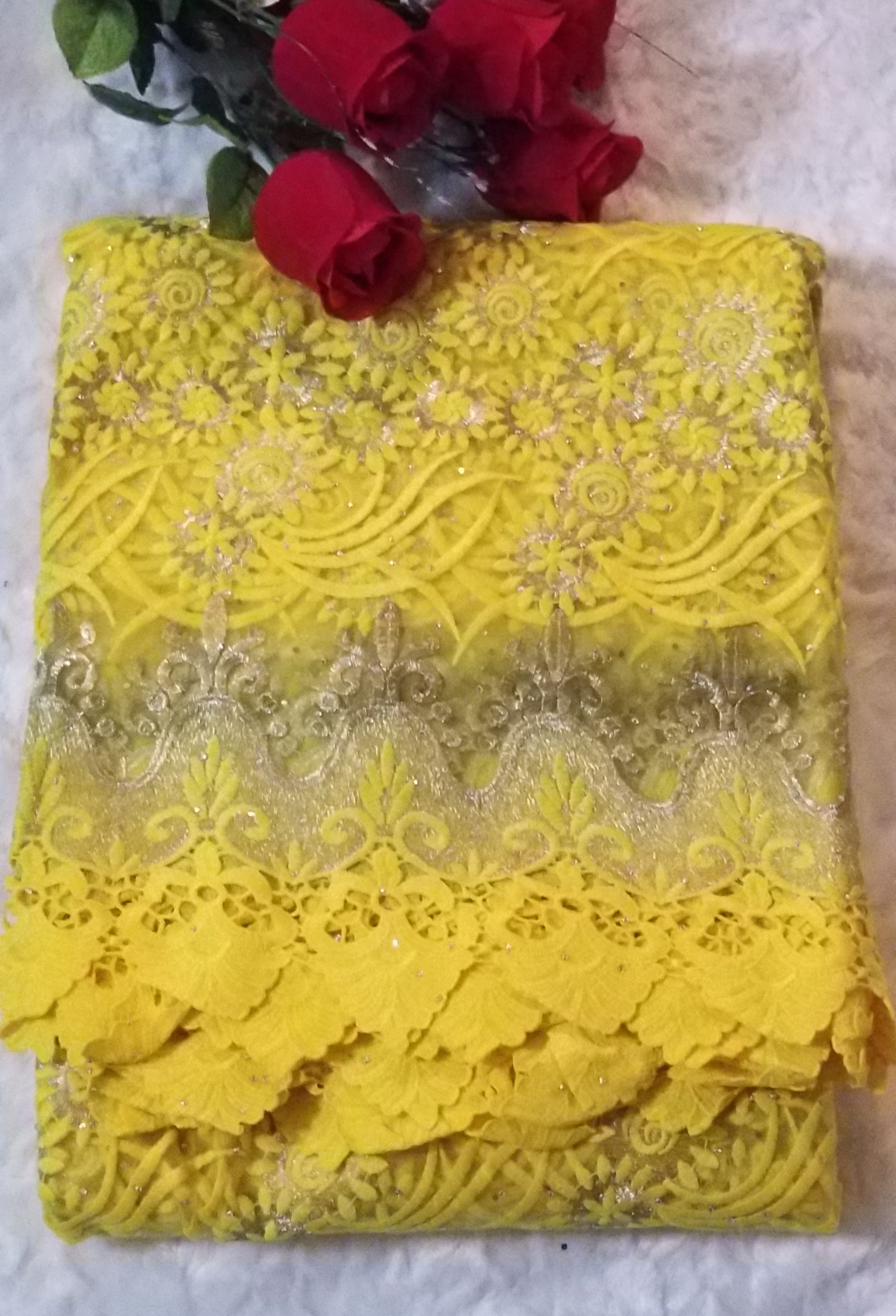 Embroidery lace