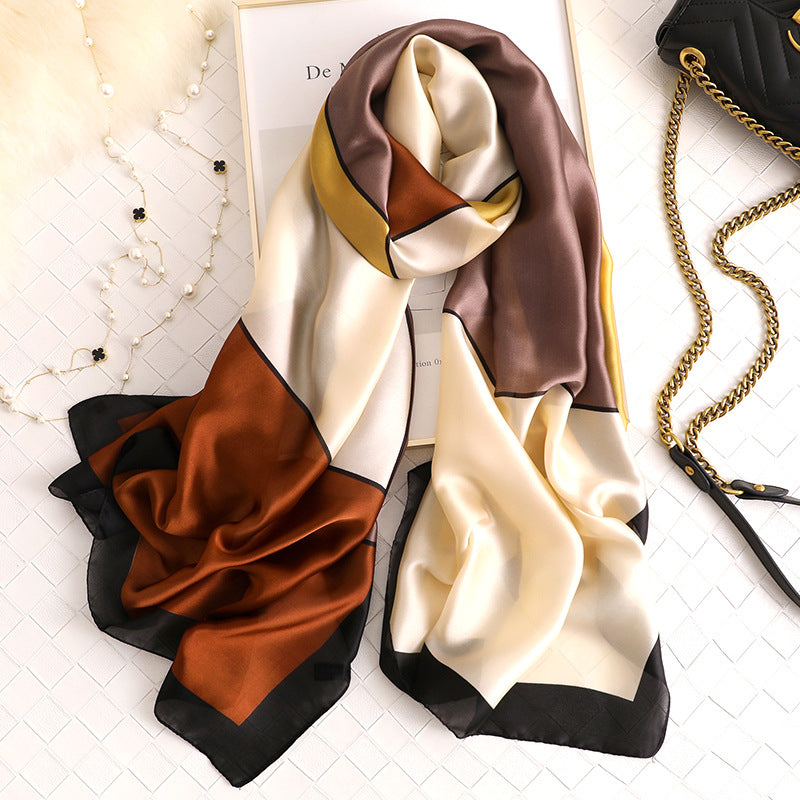 Multicolor/Color Block Scarf