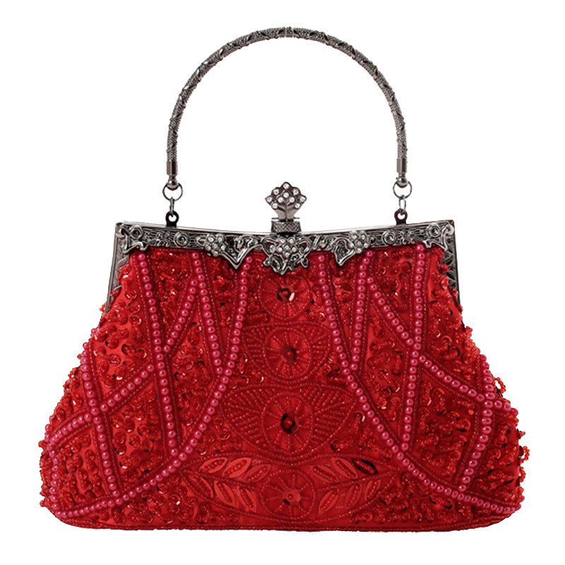 Hand Beaded Embroidered Handbag